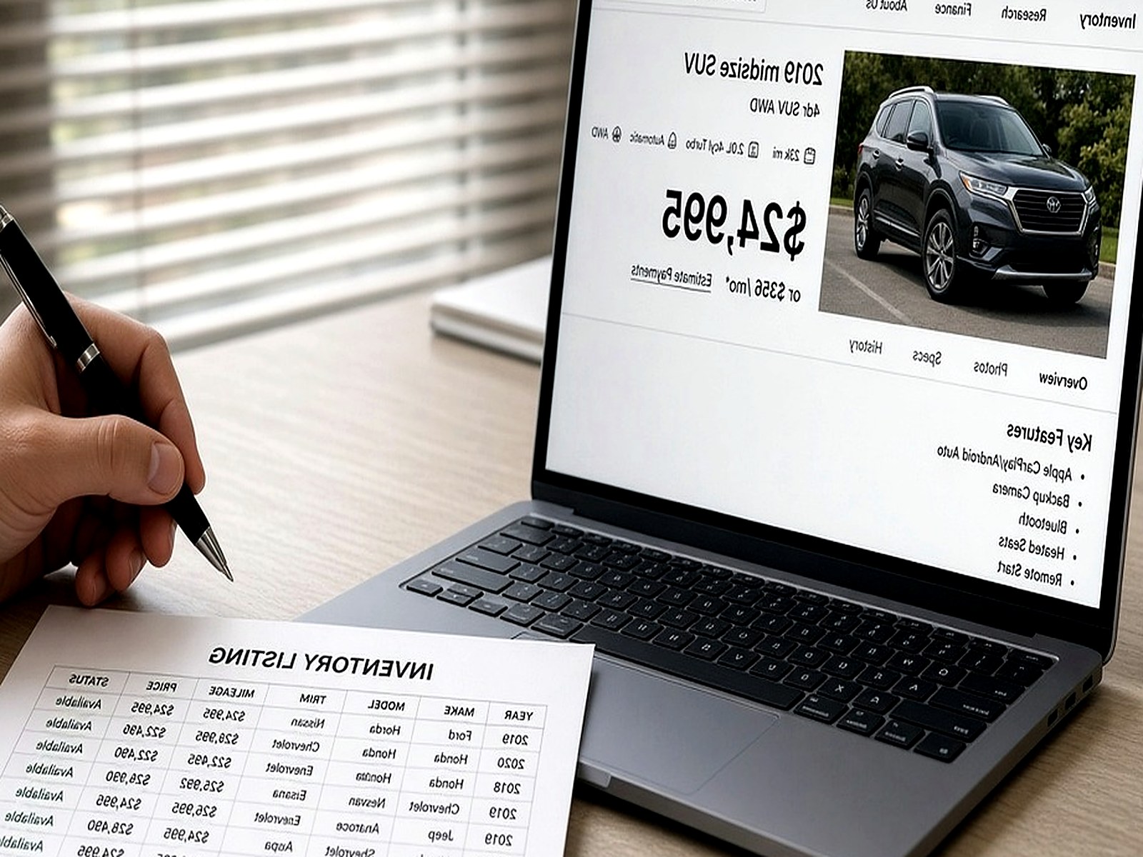 Dealership TCPA texting CRM desk with suppression list for used car leads